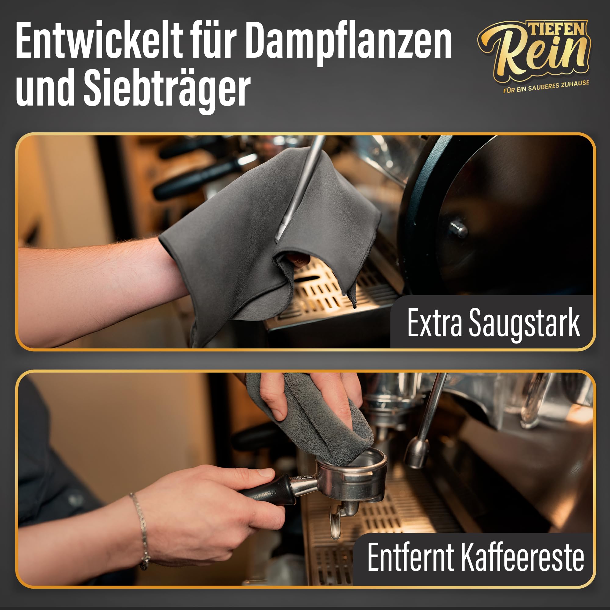 tiefenrein-barista-tuch-mikrofasertuch-kaffeemaschine-2-st-ck-grau image 5