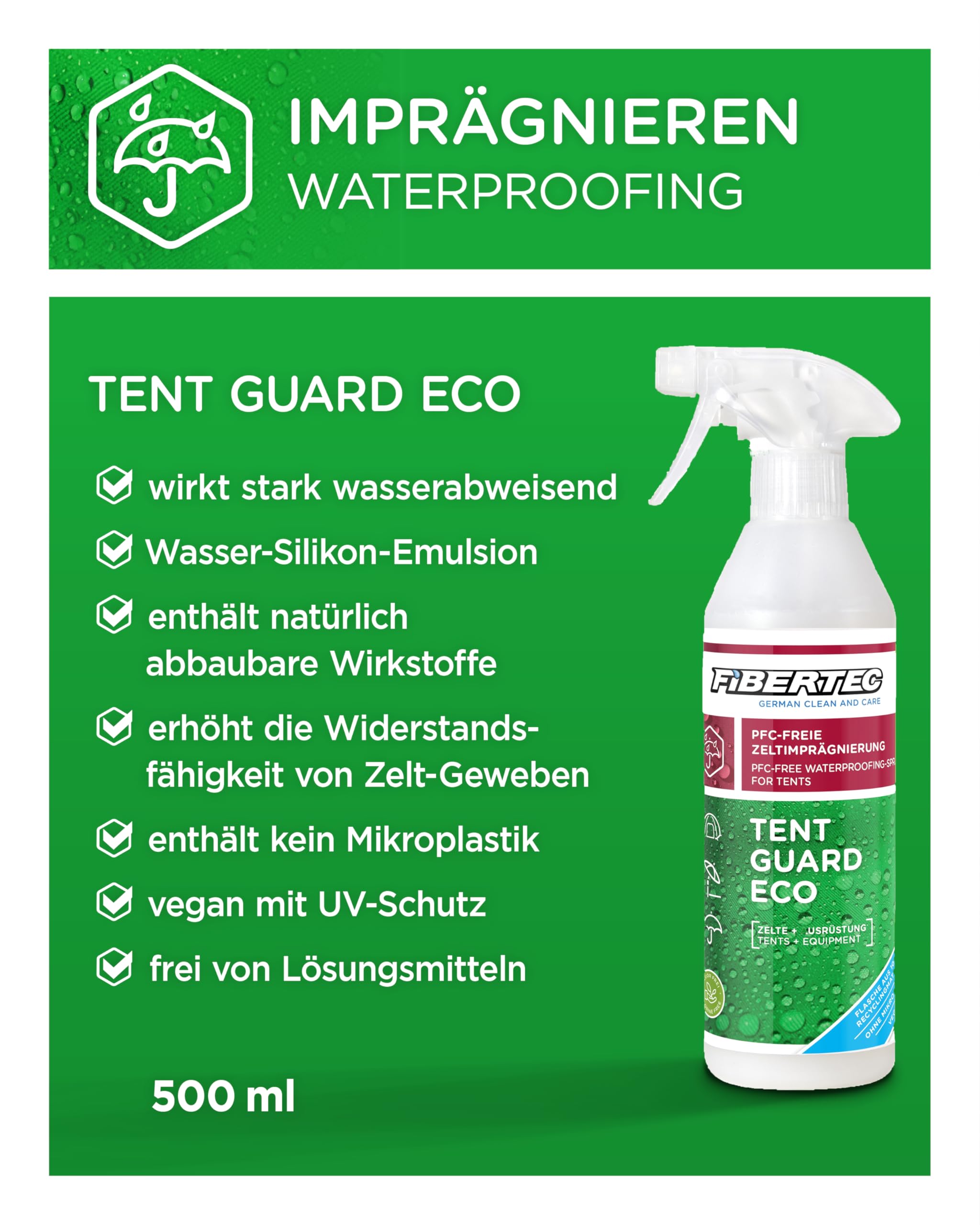 fibertec-tent-guard-impr-gnierung-zelt-500ml-wasserabweisend image 3