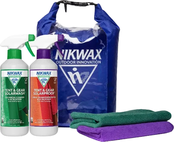 nikwax-tent-gear-duo-pack-camping-kit-zeltpflege-mit-dry-bag image 1
