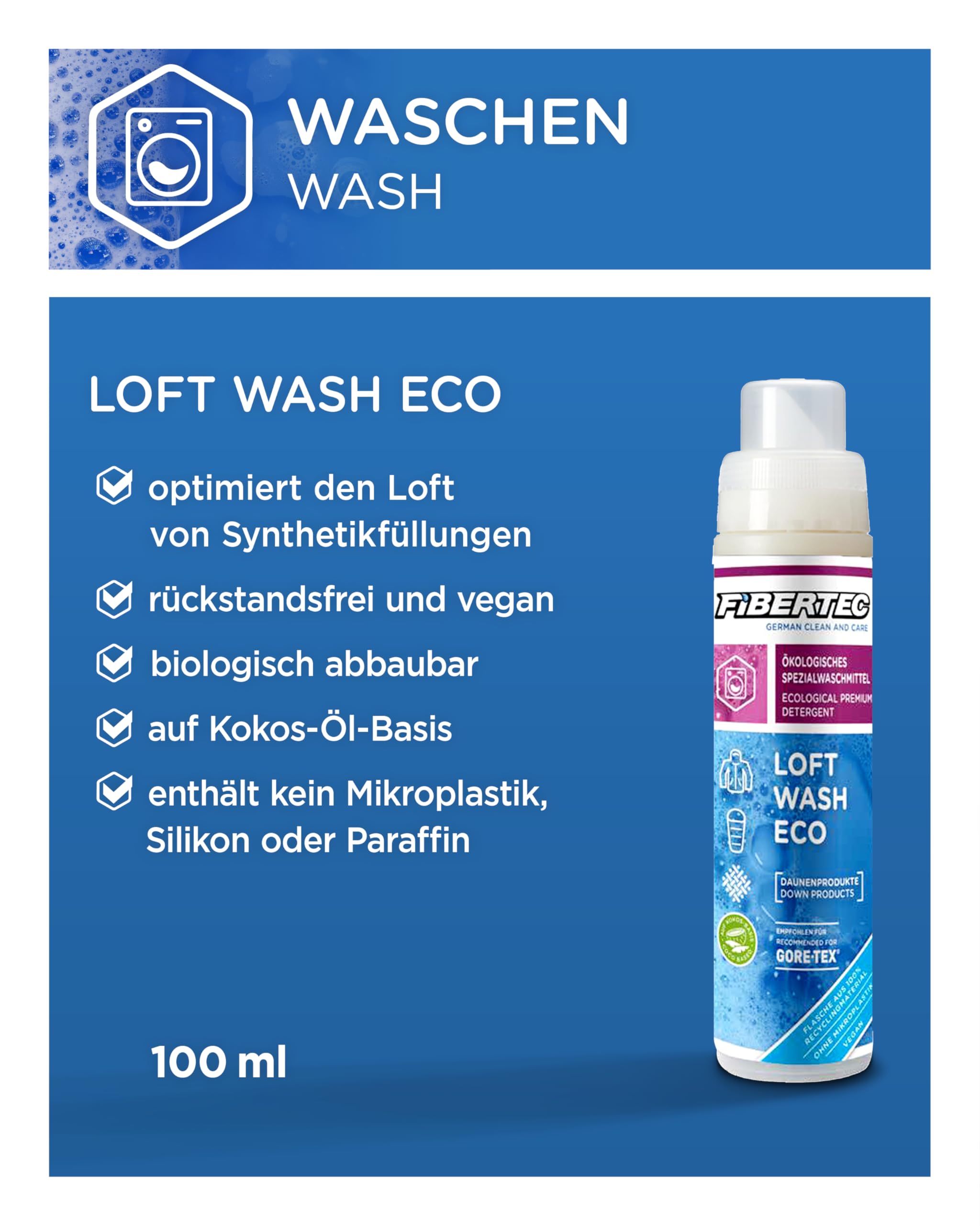 fibertec-loft-wash-eco-100ml-spezialwaschmittel-synthetik image 3