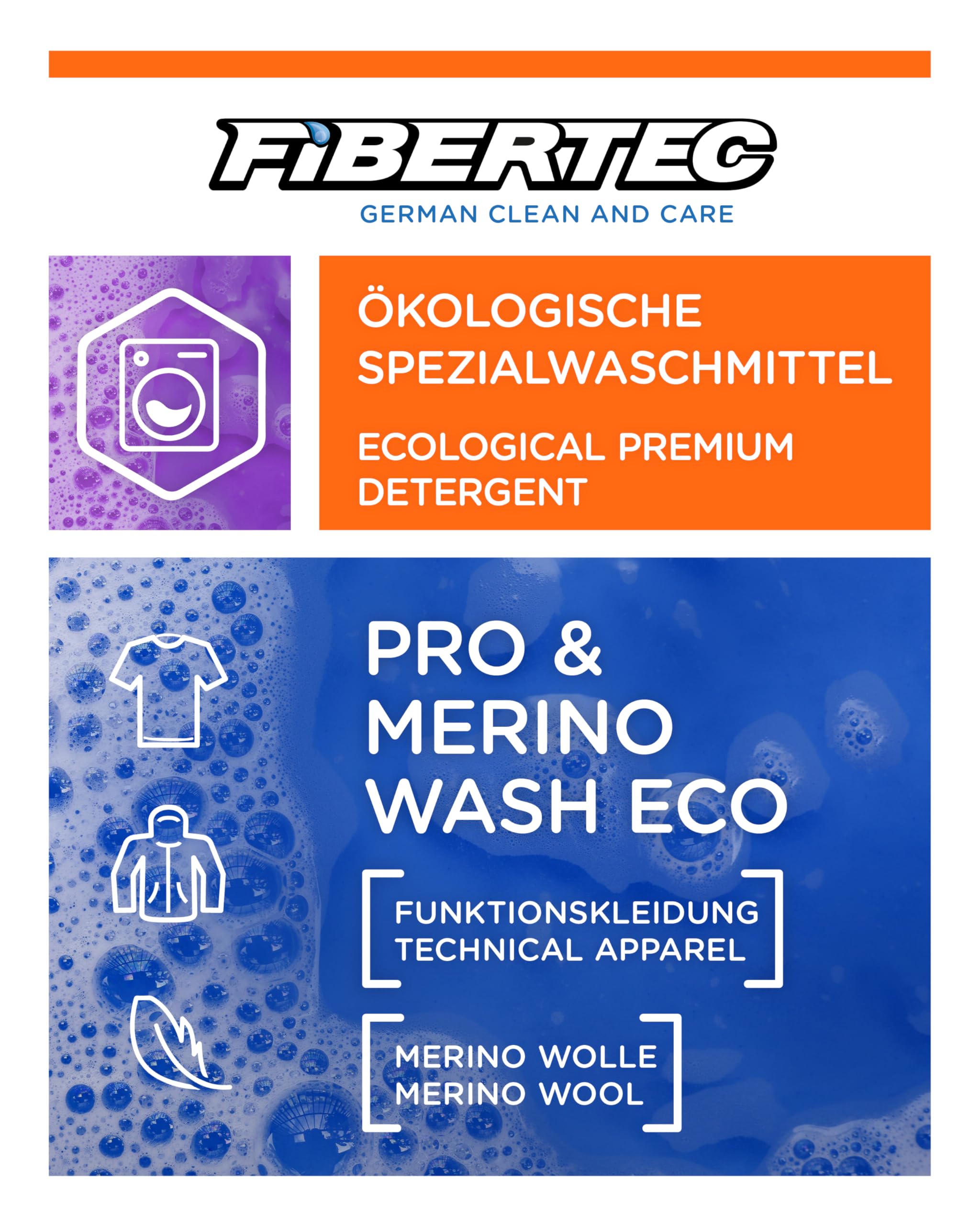 fibertec-pro-wash-eco-merino-wash-eco-waschmittel-2x250-ml-biologisch-abbaubar image 2